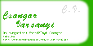 csongor varsanyi business card